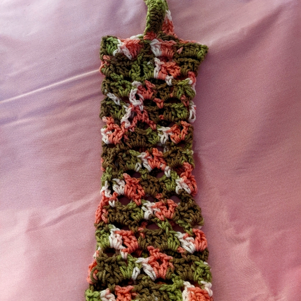 Boho Crochet Grocery Bag Saver